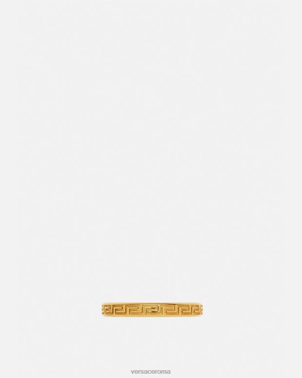 esso Versace uomini portachiavi greco inciso oro JT08Z1686 Accessori