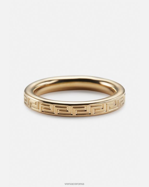 esso Versace uomini portachiavi greco inciso oro JT08Z1687 Accessori