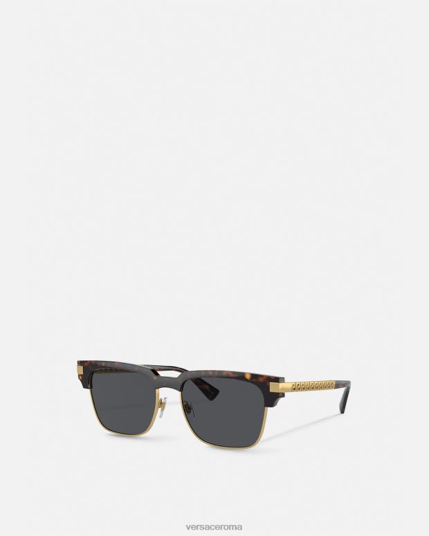 esso Versace uomini occhiali da sole greca l'Avana JT08Z1681 Accessori
