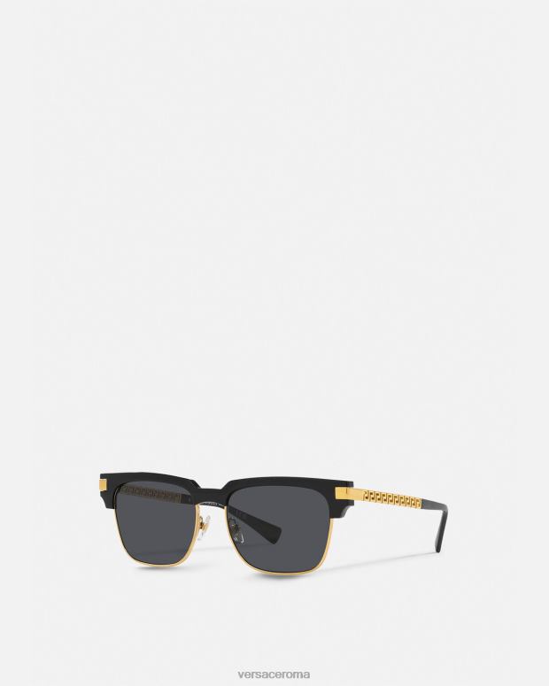 esso Versace uomini occhiali da sole greca nero JT08Z1680 Accessori