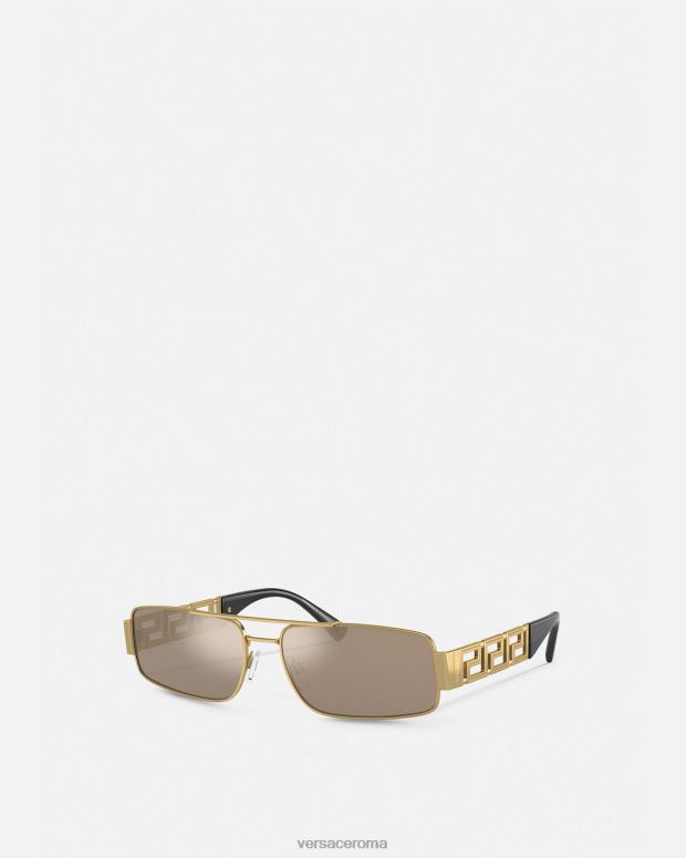 esso Versace uomini occhiali da sole greca oro JT08Z1677 Accessori