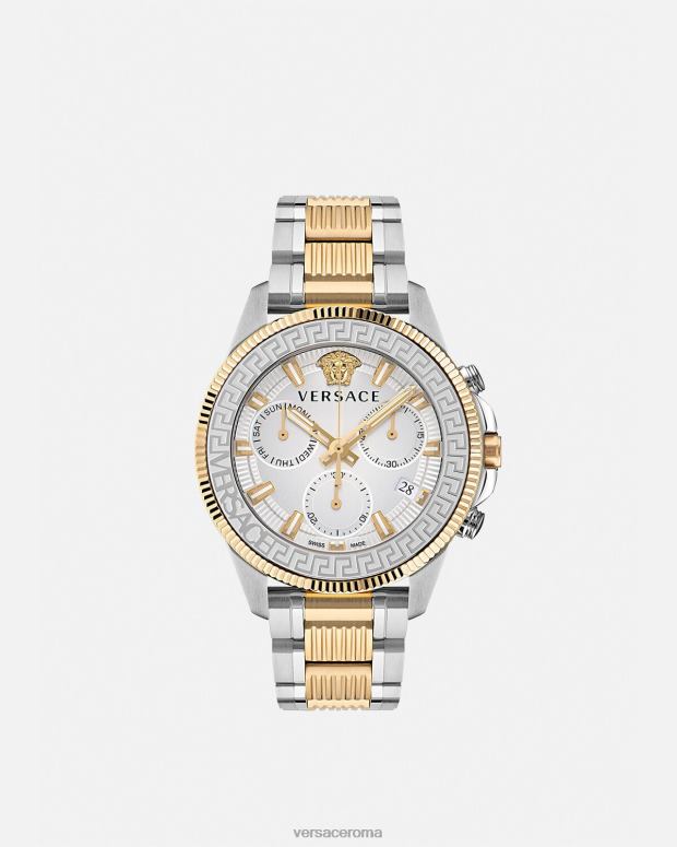 esso Versace uomini orologio cronografo ad azione greca pnul JT08Z1710 Accessori