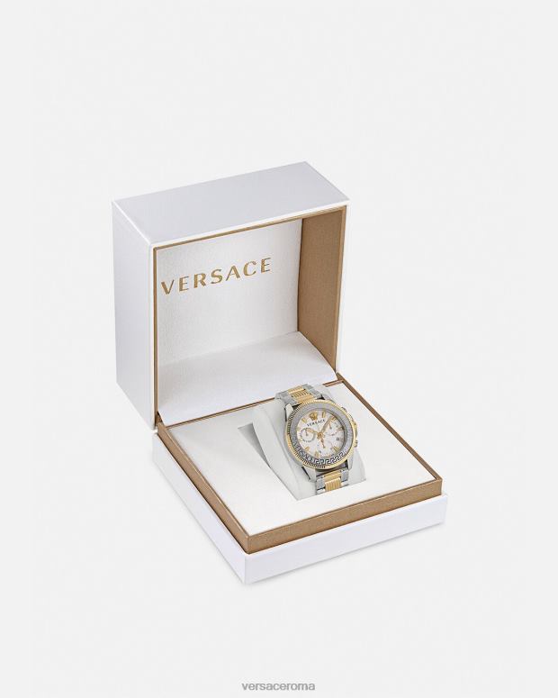esso Versace uomini orologio cronografo ad azione greca pnul JT08Z1710 Accessori