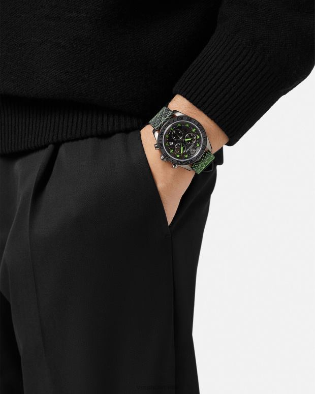 esso Versace uomini orologio cronografo con cupola greca pnul JT08Z1706 Accessori