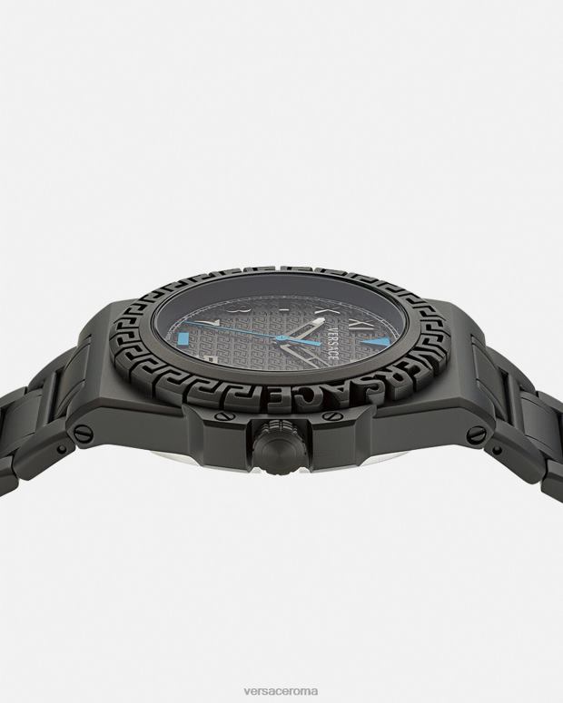 esso Versace uomini orologio reazione greca nero JT08Z1711 Accessori