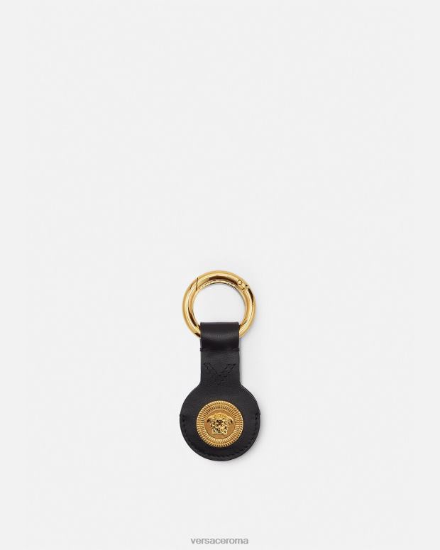 esso Versace uomini portachiavi medusa airtag nero JT08Z1664 Accessori