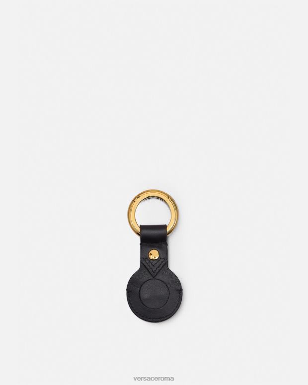 esso Versace uomini portachiavi medusa airtag nero JT08Z1664 Accessori