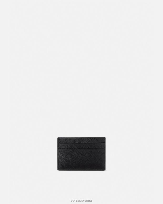 esso Versace uomini portacarte con logo nero JT08Z2475 Accessori