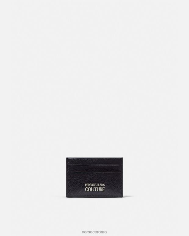 esso Versace uomini portacarte con logo nero JT08Z2488 Accessori