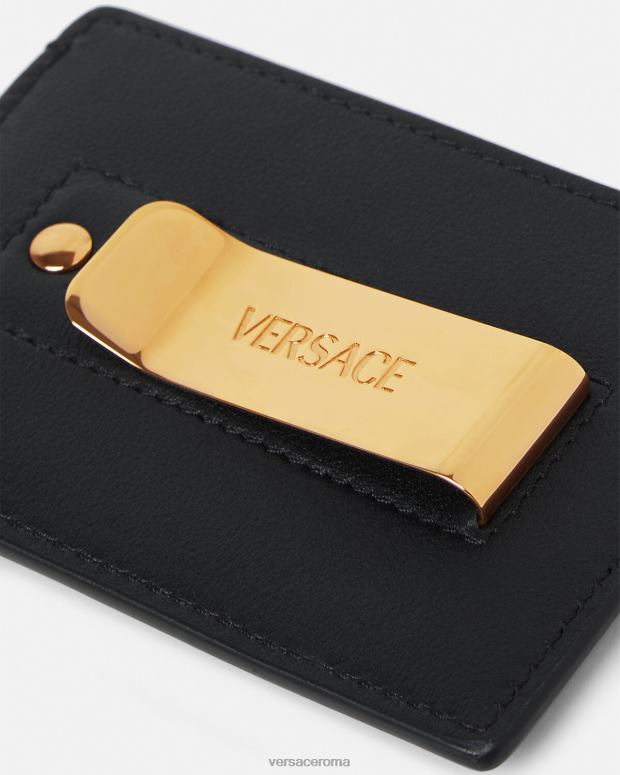 esso Versace uomini portacarte Medusa nero JT08Z1638 Accessori