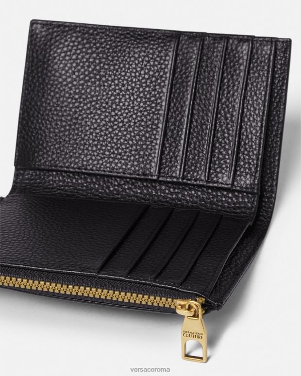 esso Versace uomini portafoglio con logo nero JT08Z2487 Accessori