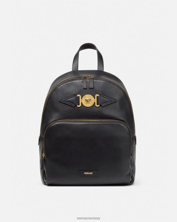 esso Versace uomini Zaino grande con Medusa nero JT08Z1471 borse