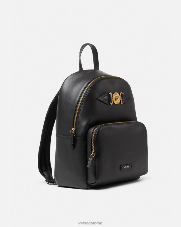 esso Versace uomini Zaino grande con Medusa nero JT08Z1471 borse