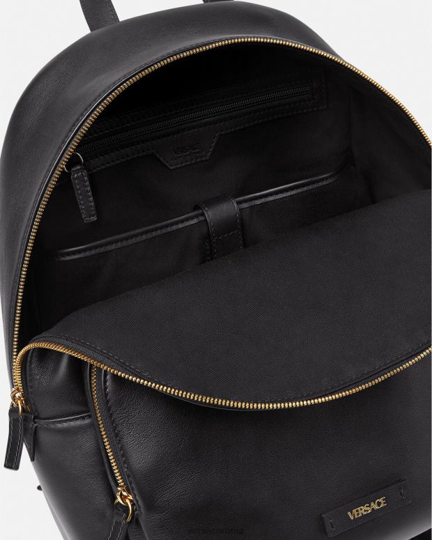 esso Versace uomini Zaino grande con Medusa nero JT08Z1471 borse