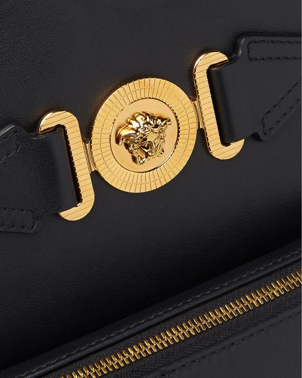 esso Versace uomini Zaino grande con Medusa nero JT08Z1471 borse