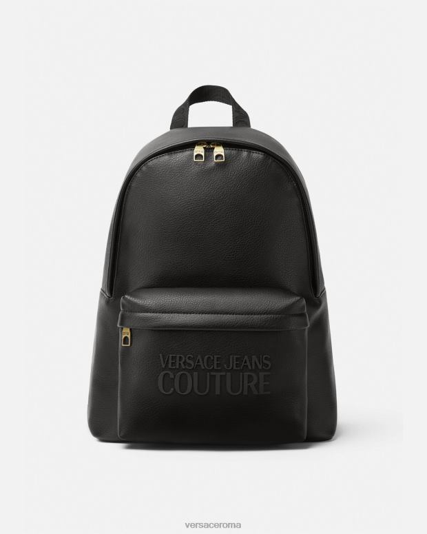 esso Versace uomini zaino con logo nero JT08Z2472 Accessori
