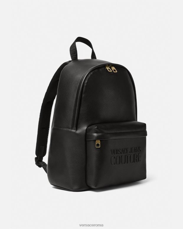 esso Versace uomini zaino con logo nero JT08Z2472 Accessori