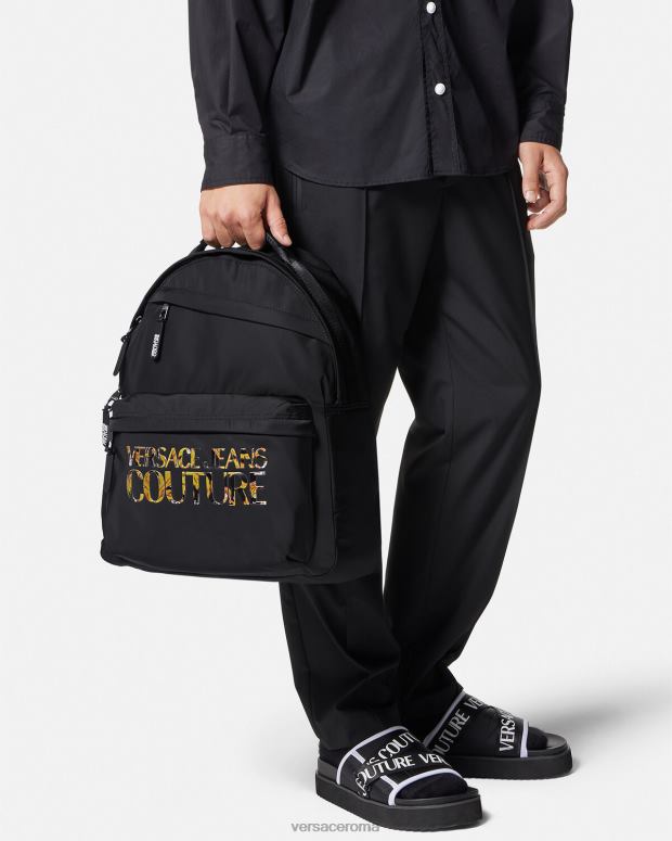 esso Versace uomini zaino couture con logo multicolore JT08Z2491 Accessori