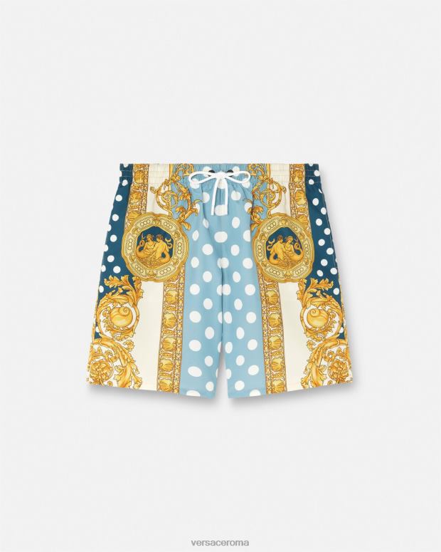 esso Versace uomini Boardshorts barocchi con conchiglie stampa JT08Z1802 biancheria intima e costumi da bagno