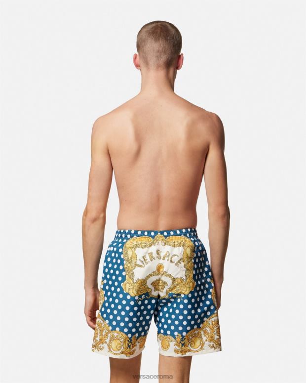 esso Versace uomini Boardshorts barocchi con conchiglie stampa JT08Z1802 biancheria intima e costumi da bagno