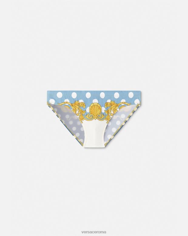 esso Versace uomini Slip da bagno barocco con conchiglie stampa JT08Z1801 biancheria intima e costumi da bagno