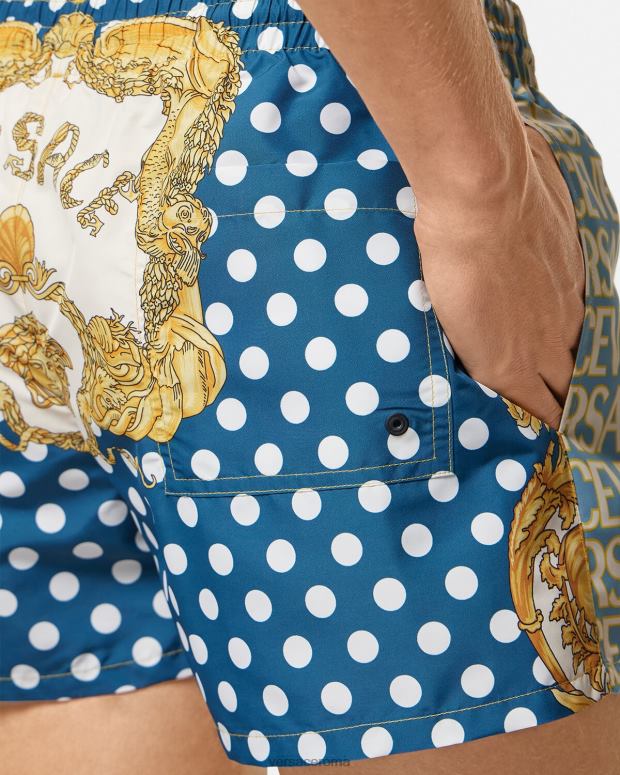 esso Versace uomini pantaloncini da bagno all-over stampa JT08Z1792 biancheria intima e costumi da bagno