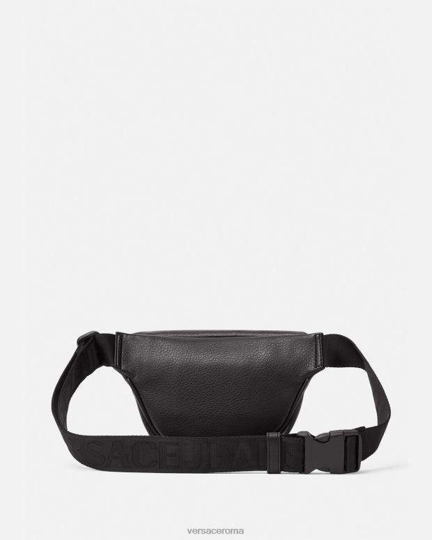 esso Versace uomini marsupio con logo nero JT08Z2471 borse