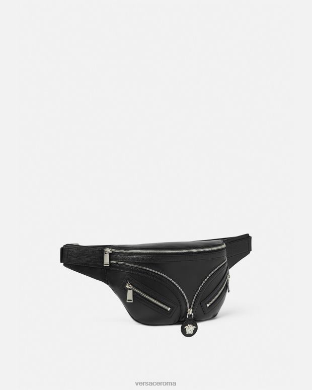 esso Versace uomini ripetere il marsupio nero JT08Z1504 borse