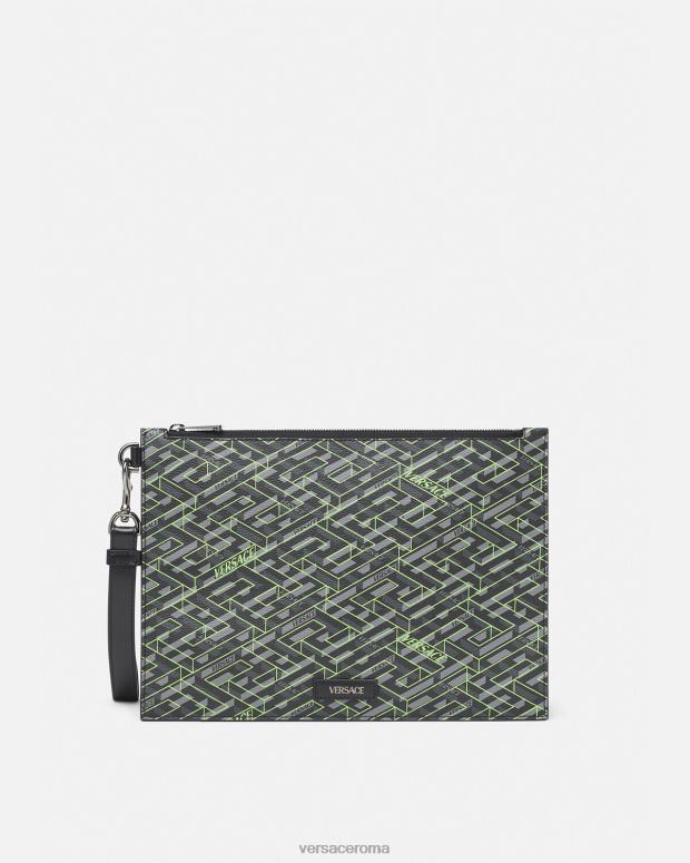 esso Versace uomini pochette firmata la greca stampa JT08Z1480 borse