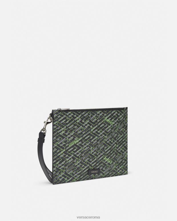 esso Versace uomini pochette firmata la greca stampa JT08Z1480 borse