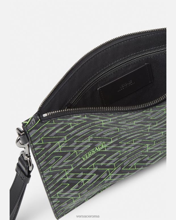 esso Versace uomini pochette firmata la greca stampa JT08Z1480 borse