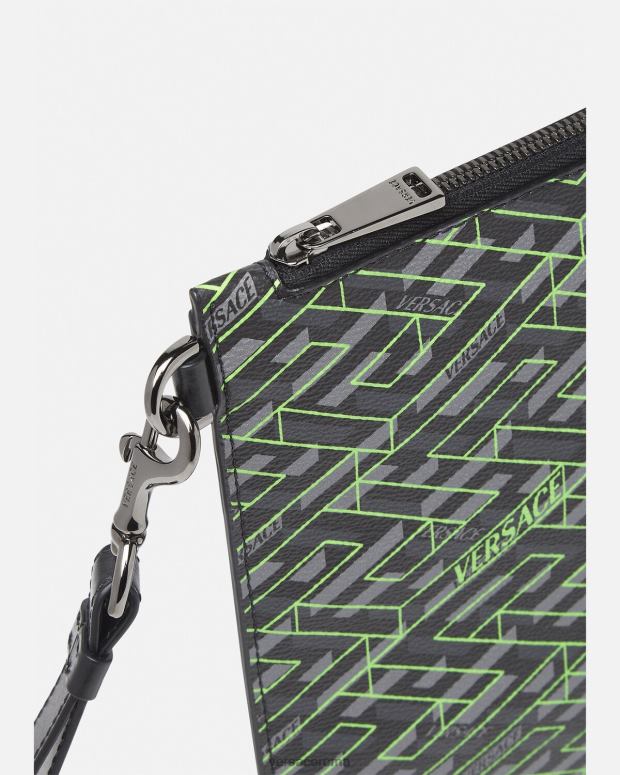 esso Versace uomini pochette firmata la greca stampa JT08Z1480 borse
