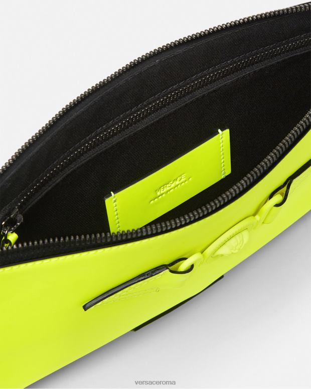 esso Versace uomini astuccio grande con medusa giallo JT08Z1472 borse