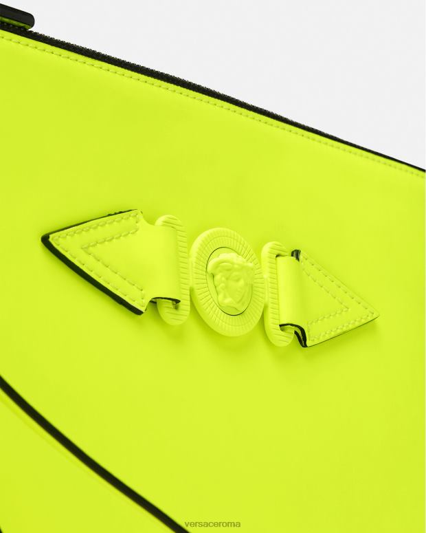 esso Versace uomini astuccio grande con medusa giallo JT08Z1472 borse