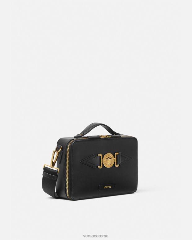 esso Versace uomini borsa a tracolla Biggie con Medusa nero JT08Z1468 borse