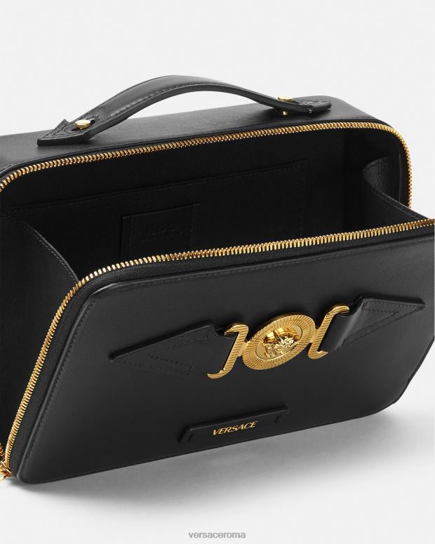 esso Versace uomini borsa a tracolla Biggie con Medusa nero JT08Z1468 borse