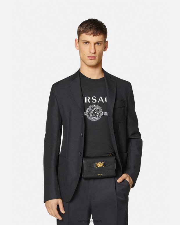 esso Versace uomini marsupio Biggie con Medusa nero JT08Z1470 borse