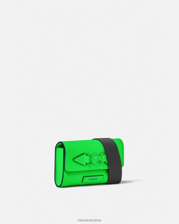 esso Versace uomini marsupio Biggie con Medusa verde JT08Z1473 borse
