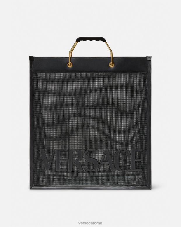 esso Versace uomini borsa shopper nero JT08Z1507 borse