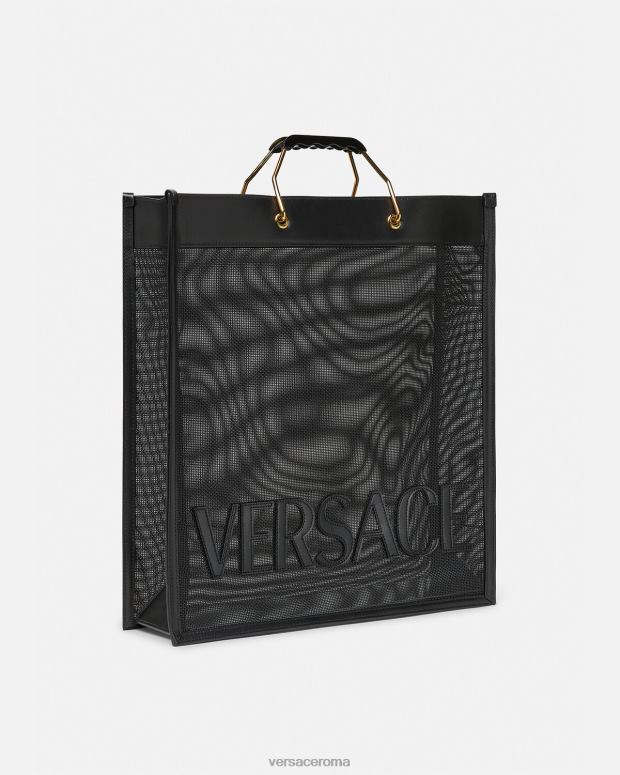 esso Versace uomini borsa shopper nero JT08Z1507 borse