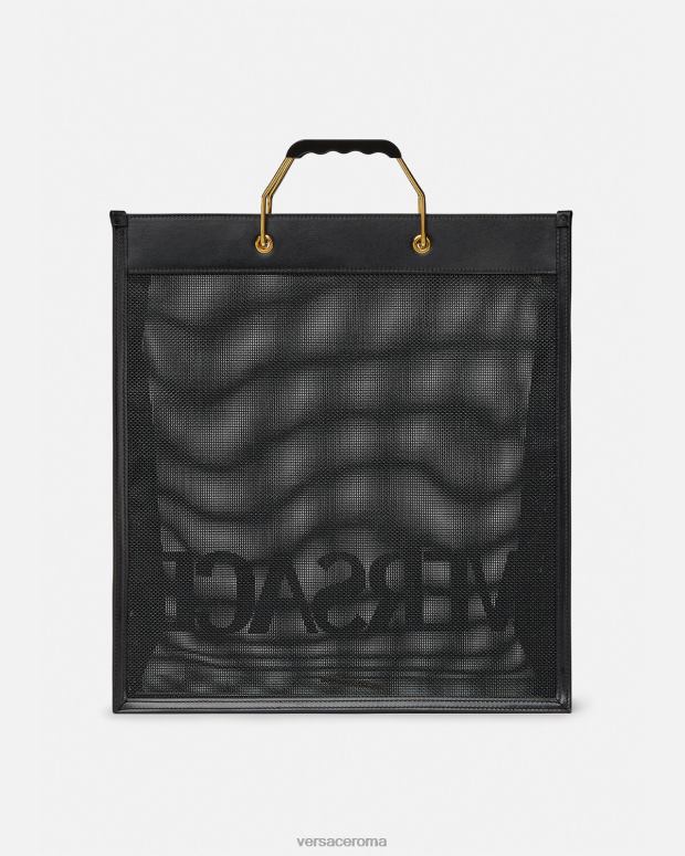 esso Versace uomini borsa shopper nero JT08Z1507 borse