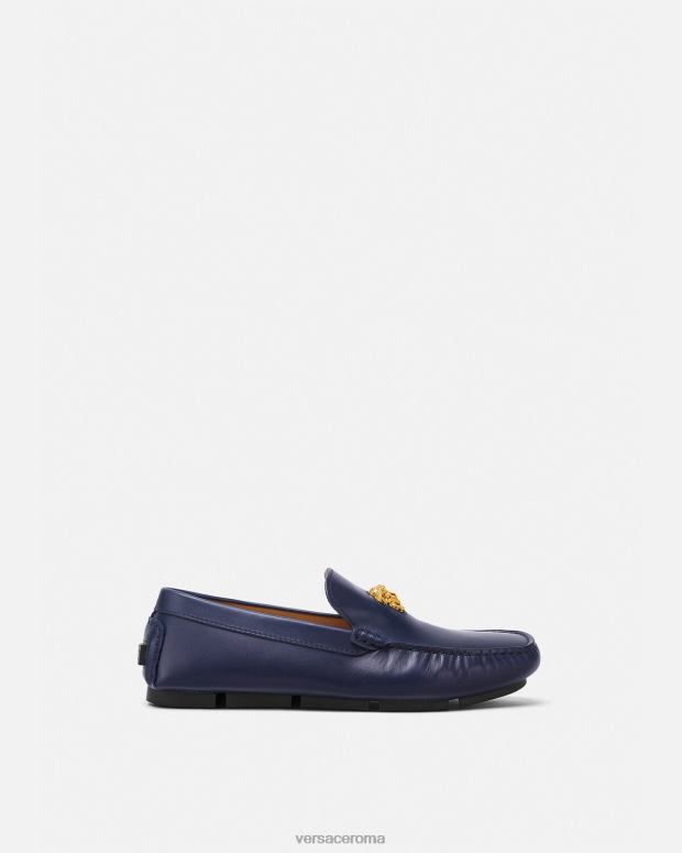 esso Versace uomini scarpe da driver la medusa Marina Militare JT08Z1606 scarpa