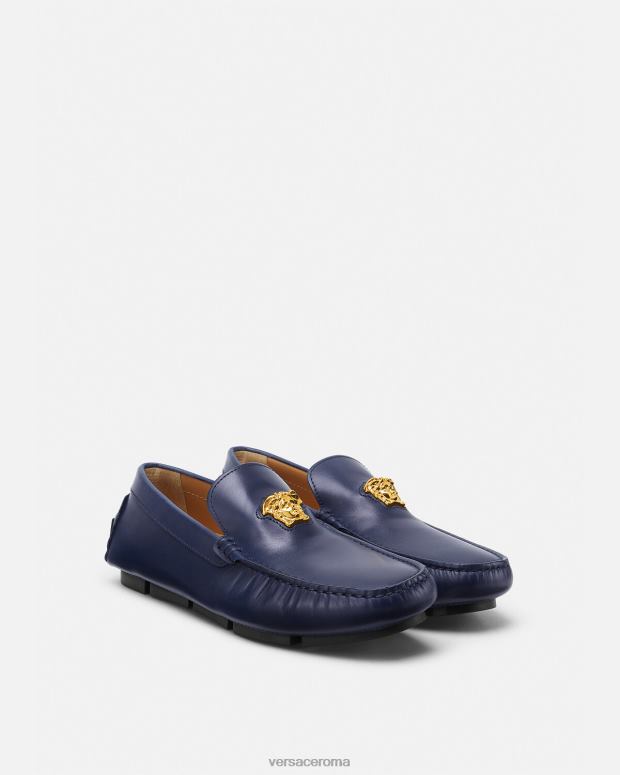 esso Versace uomini scarpe da driver la medusa Marina Militare JT08Z1606 scarpa