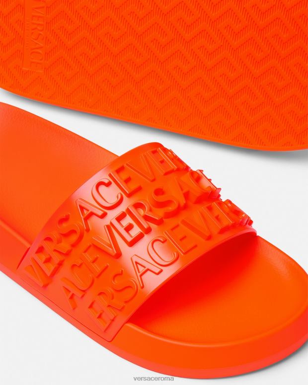 esso Versace uomini cursori all-over arancia JT08Z1598 scarpa