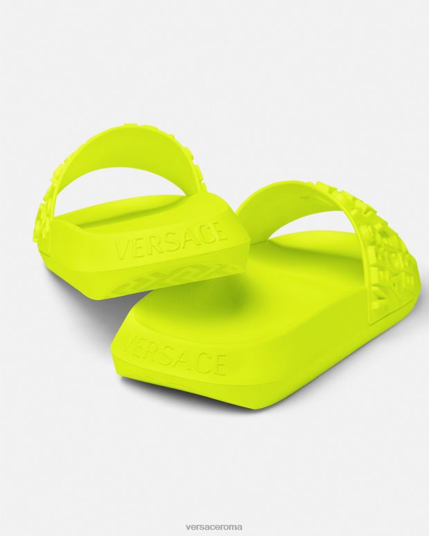 esso Versace uomini cursori all-over lime JT08Z1599 scarpa