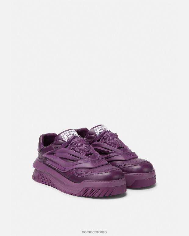 esso Versace uomini scarpe da ginnastica Odissea Viola JT08Z1525 scarpa