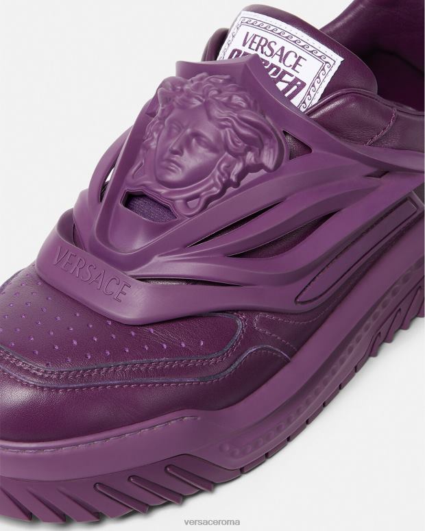 esso Versace uomini scarpe da ginnastica Odissea Viola JT08Z1525 scarpa