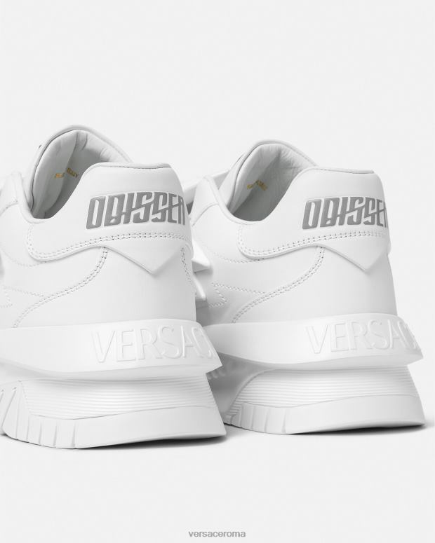 esso Versace uomini scarpe da ginnastica Odissea bianco JT08Z1520 scarpa