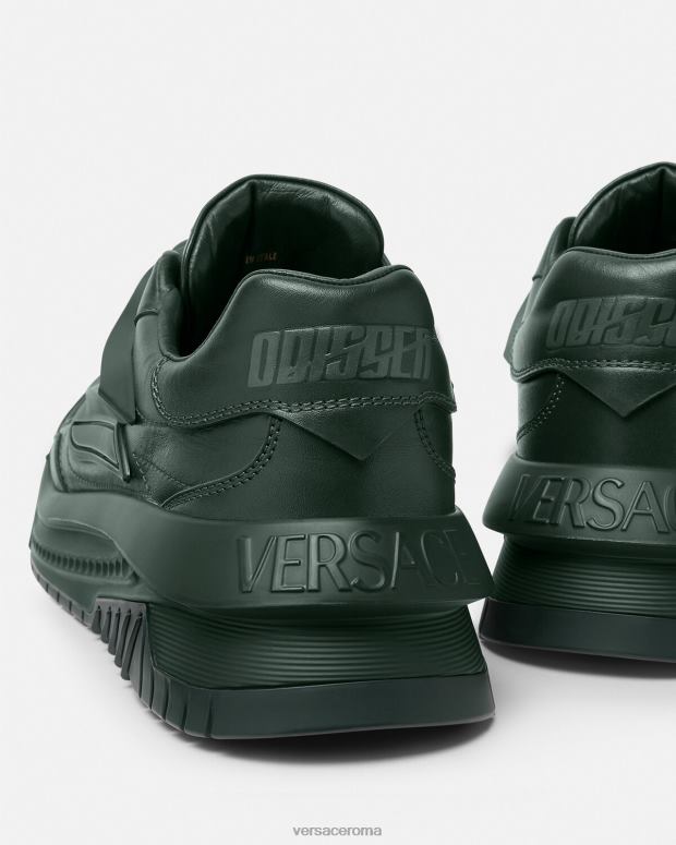 esso Versace uomini scarpe da ginnastica Odissea cachi JT08Z1526 scarpa