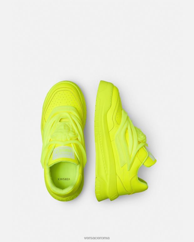 esso Versace uomini scarpe da ginnastica Odissea lime JT08Z1537 scarpa